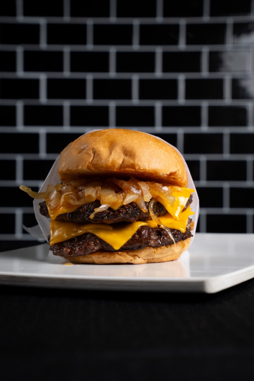 Fondiaburger doble con cheddar
