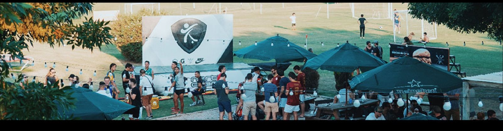 El predio de NorthChamp un fin de semana